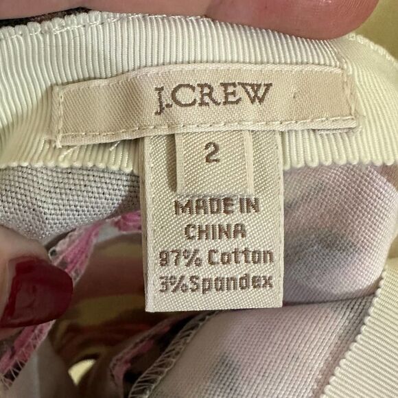 J. Crew Floral Mini Skirt Size Size 2 - Picture 2 of 5